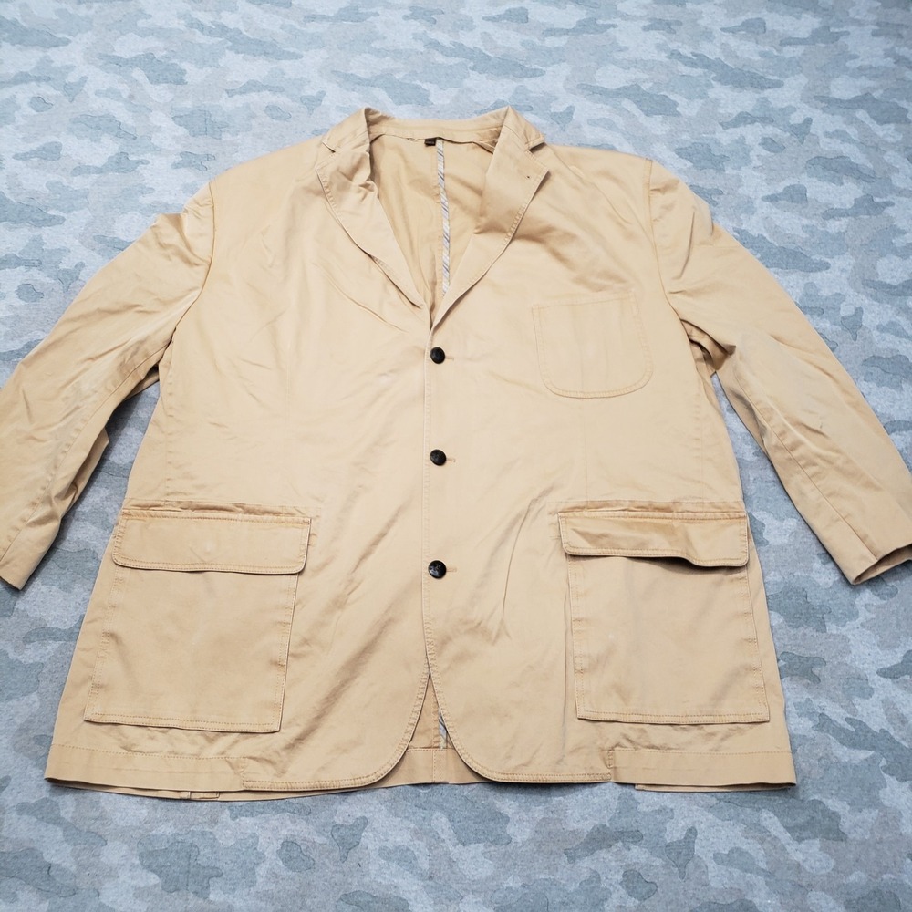 Kroon Blazer‎ Mens 2XL Yellow Three Button